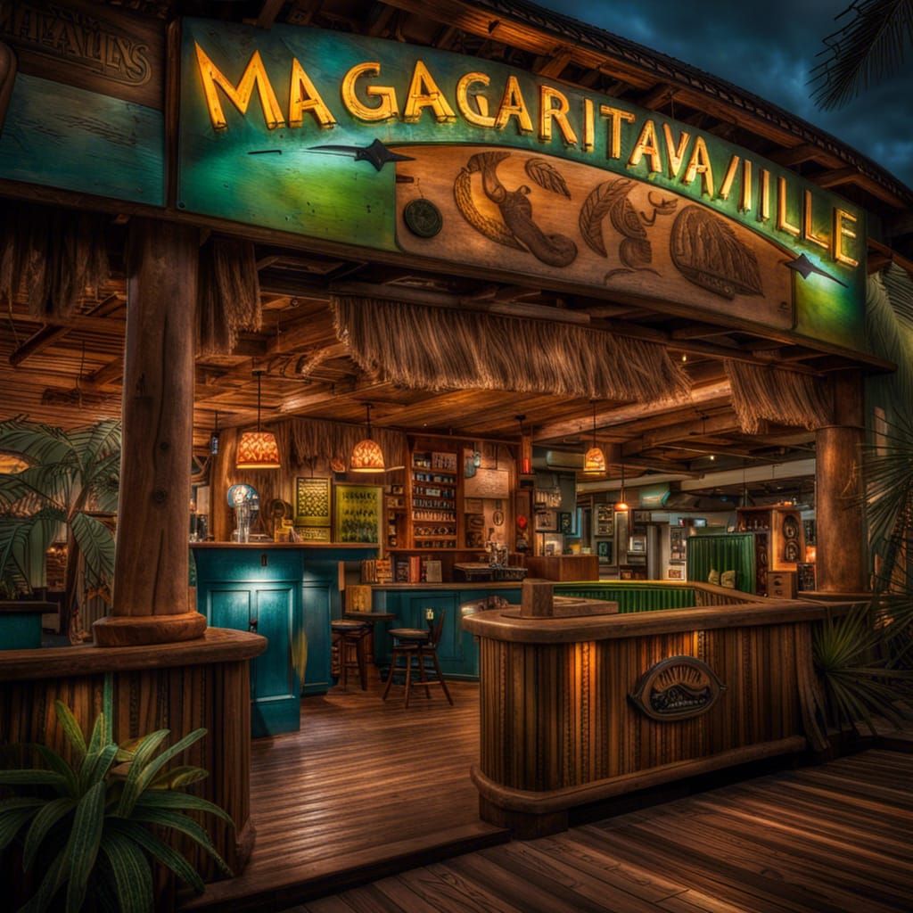Hyperrealistic Margaritaville Scene in High Definition