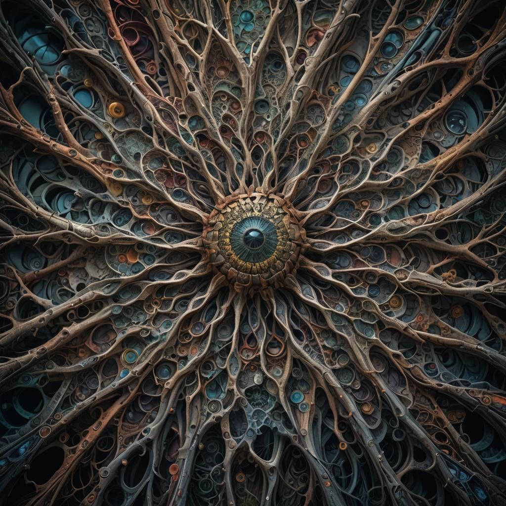 Hyperrealistic Hallucinatory Scene in High Definition