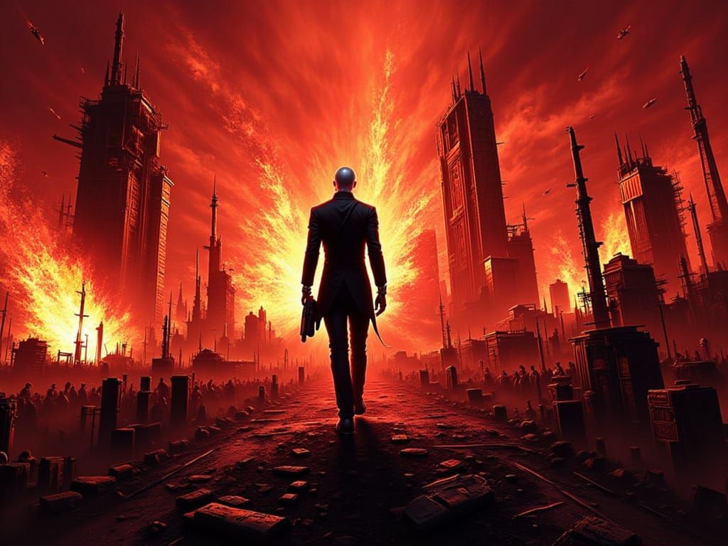 Revolutionary Concept Art in Akira Movie Style