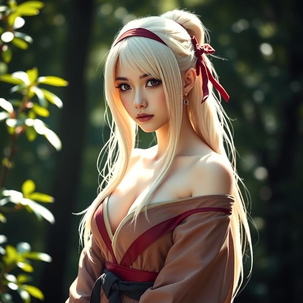 Tsunade Hokage Portrait in Photorealistic Style