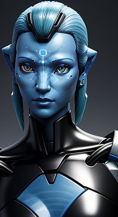 Realistic Male AI Avatar Stares Intently