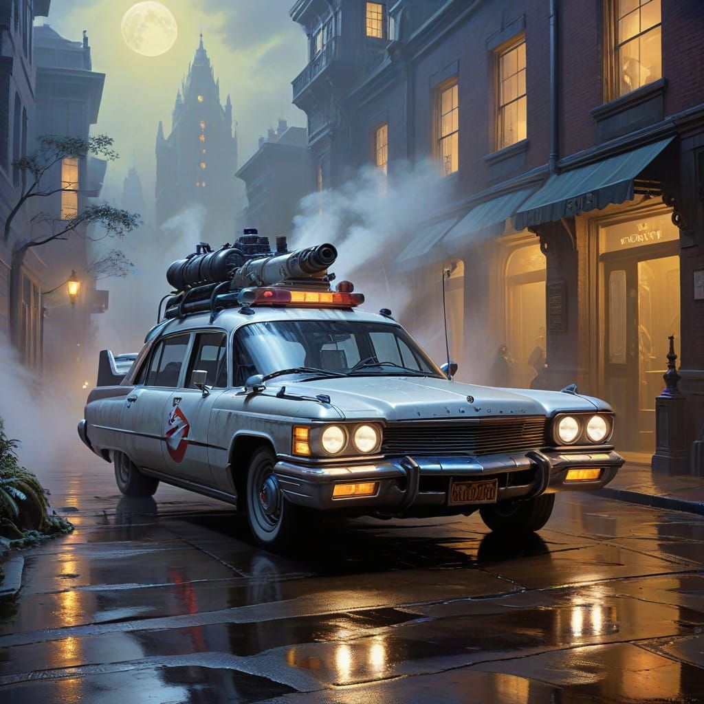 Ghostbusters Summoned to a Mysterious Realm in a Dreamlike E...