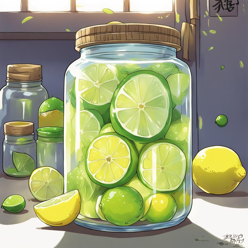 Anime Character Hidden in Lemon-Lime Soda