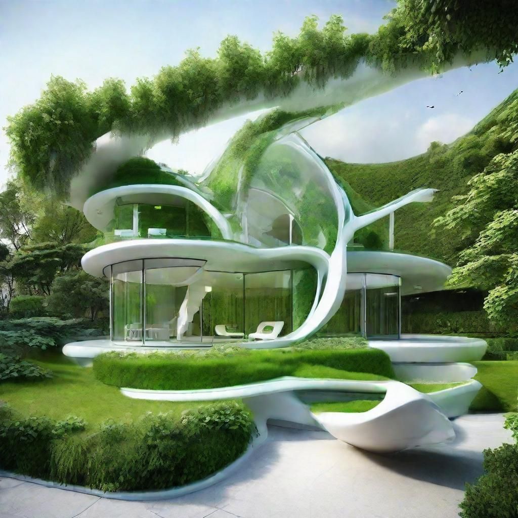Futuristic Green Biomimetic Sustainable Smart Mansions