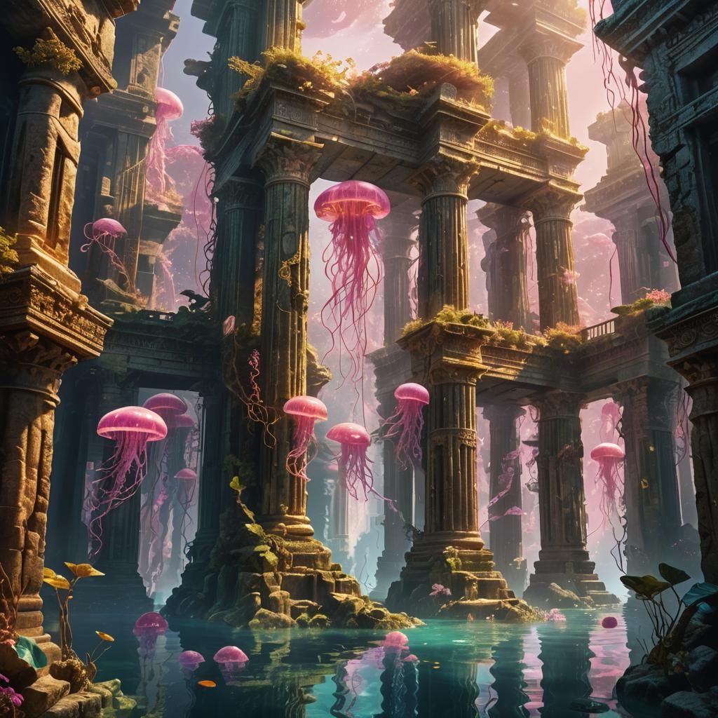 Sunken City: Underwater Gold Ruins in Unreal Engine