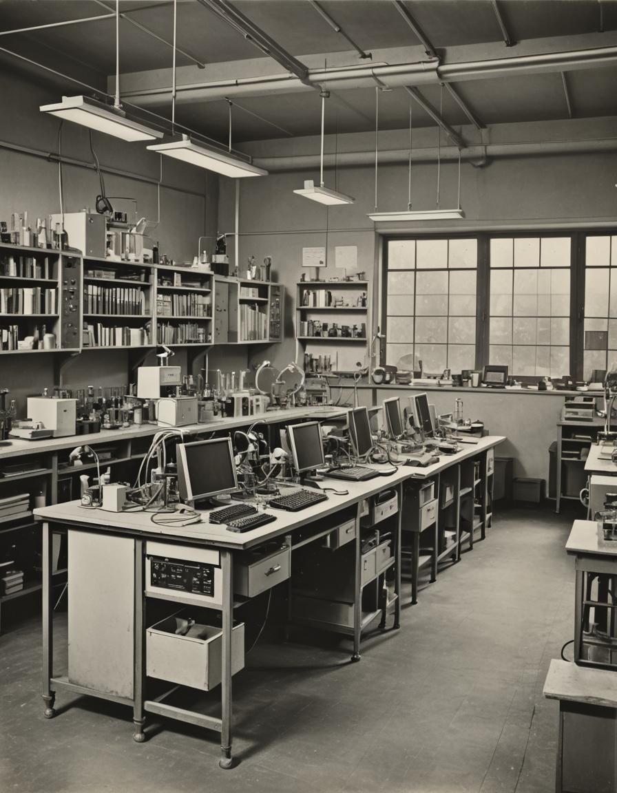Science Lab with Computer Workstation
