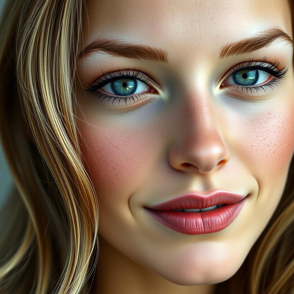 Hyperrealistic Portrait of a Stunning Woman