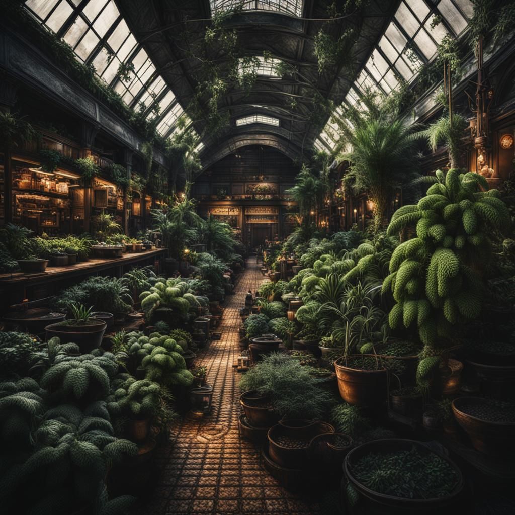 Plants Eat People: Hyperrealistic and Cinematic Image