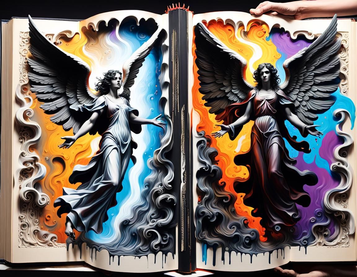 Angels of Light and Darkness in Graffiti Art