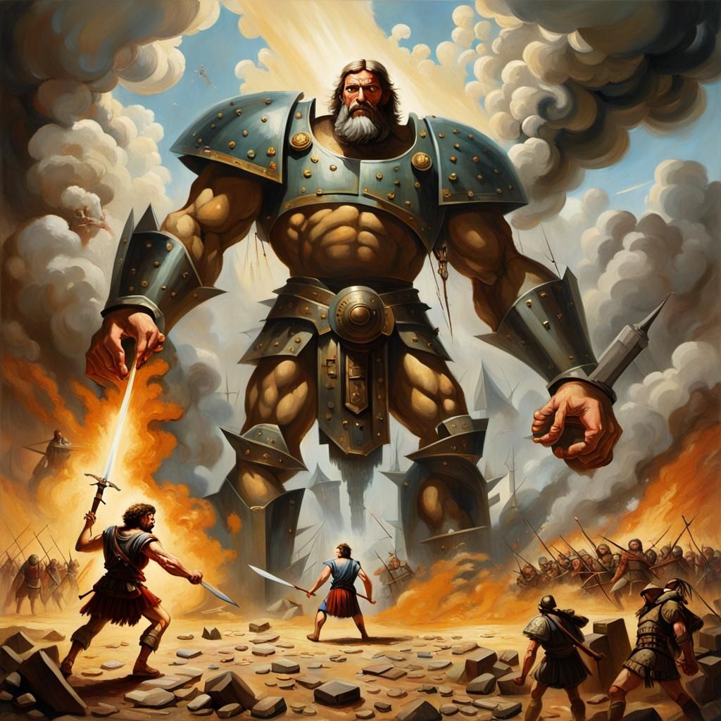 David and Goliath