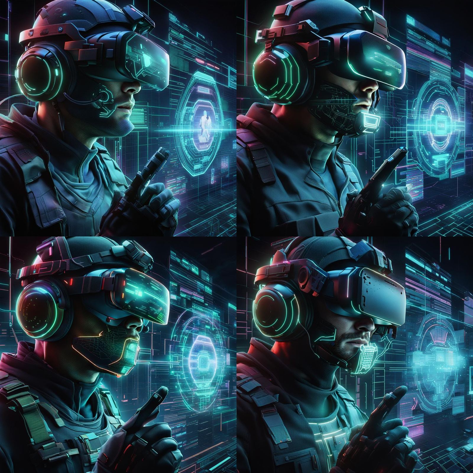 Gerome - Cyber Combat Hacker 2045, by Lord Elboron