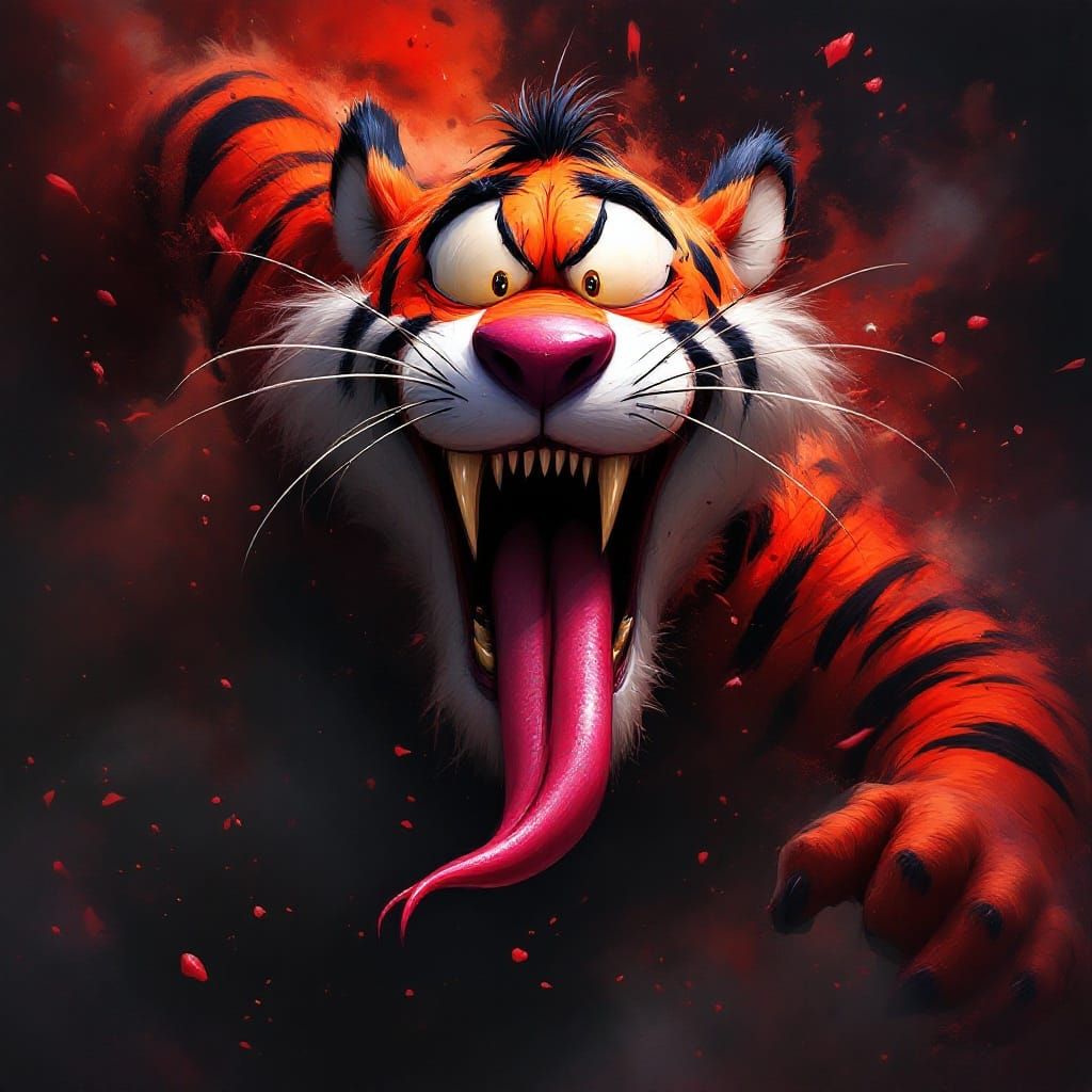 Disney's Tigger as carnage