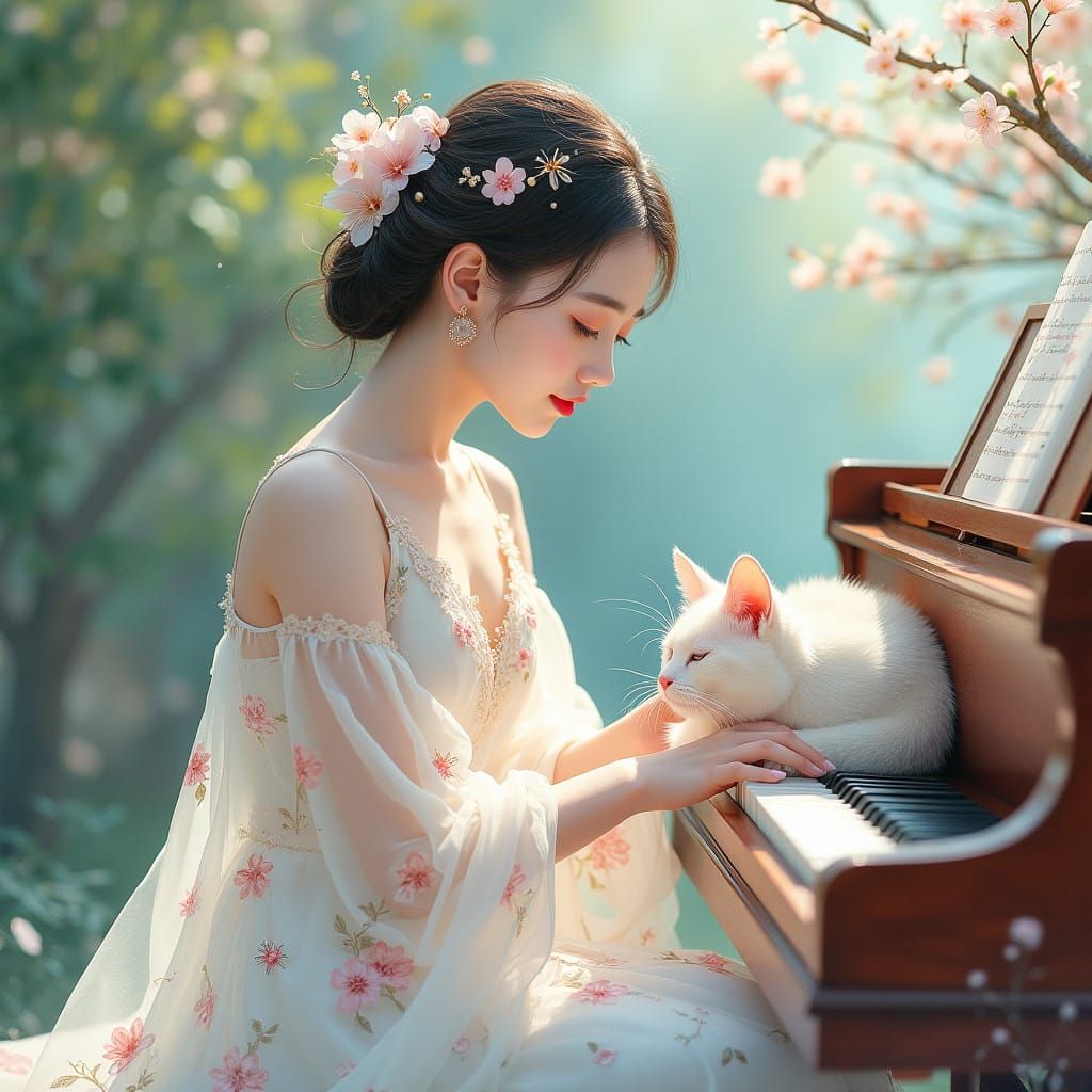 Dreamy Morning Serenity: Effortless Elegance in Soft Pastels