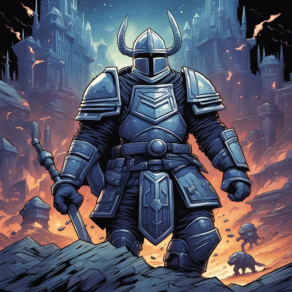 Mini Pekka Comic Book Art