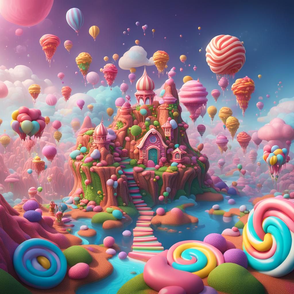 Candy Land Floating in the Sky