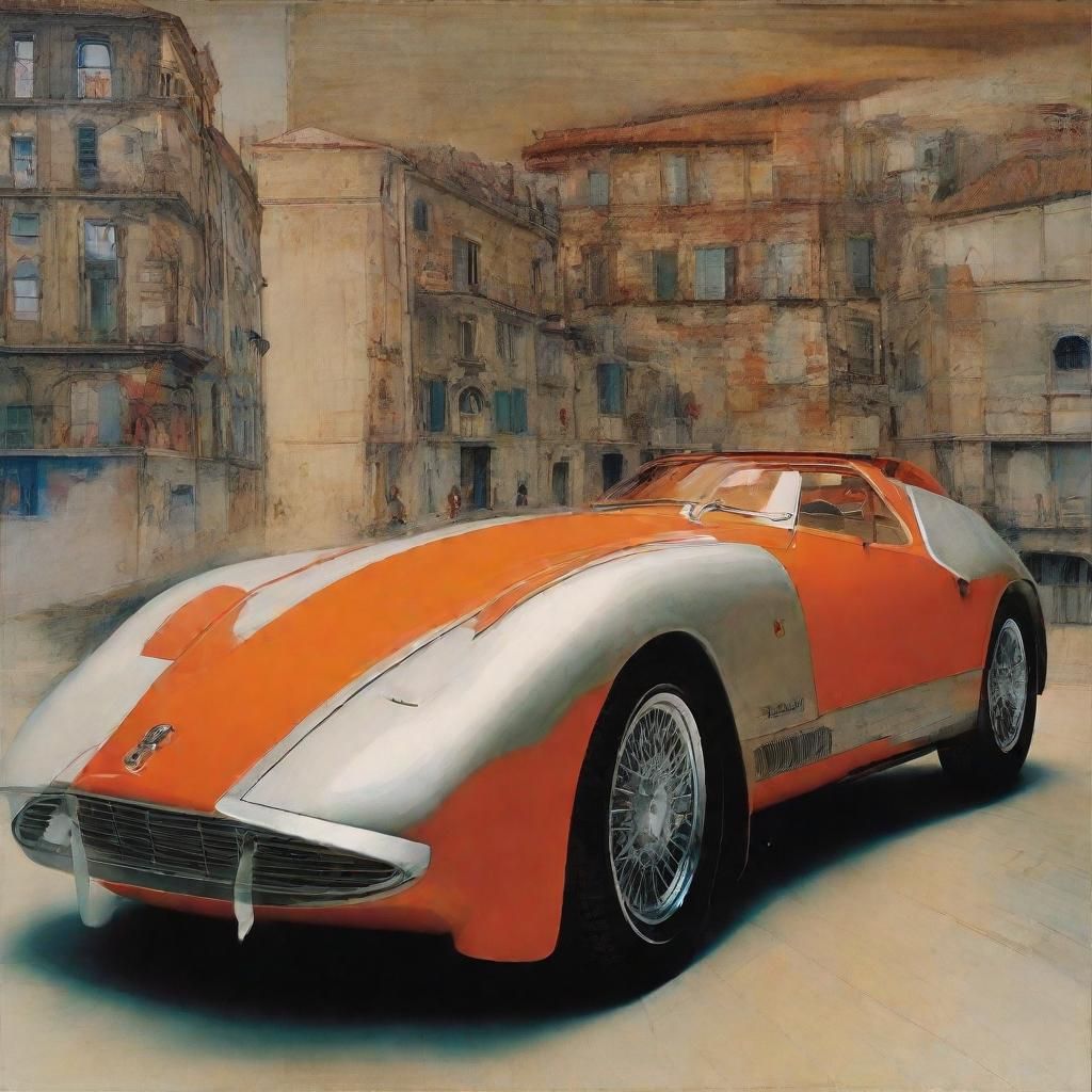 Supercar on a Limit, Inspired by Abstract Masters