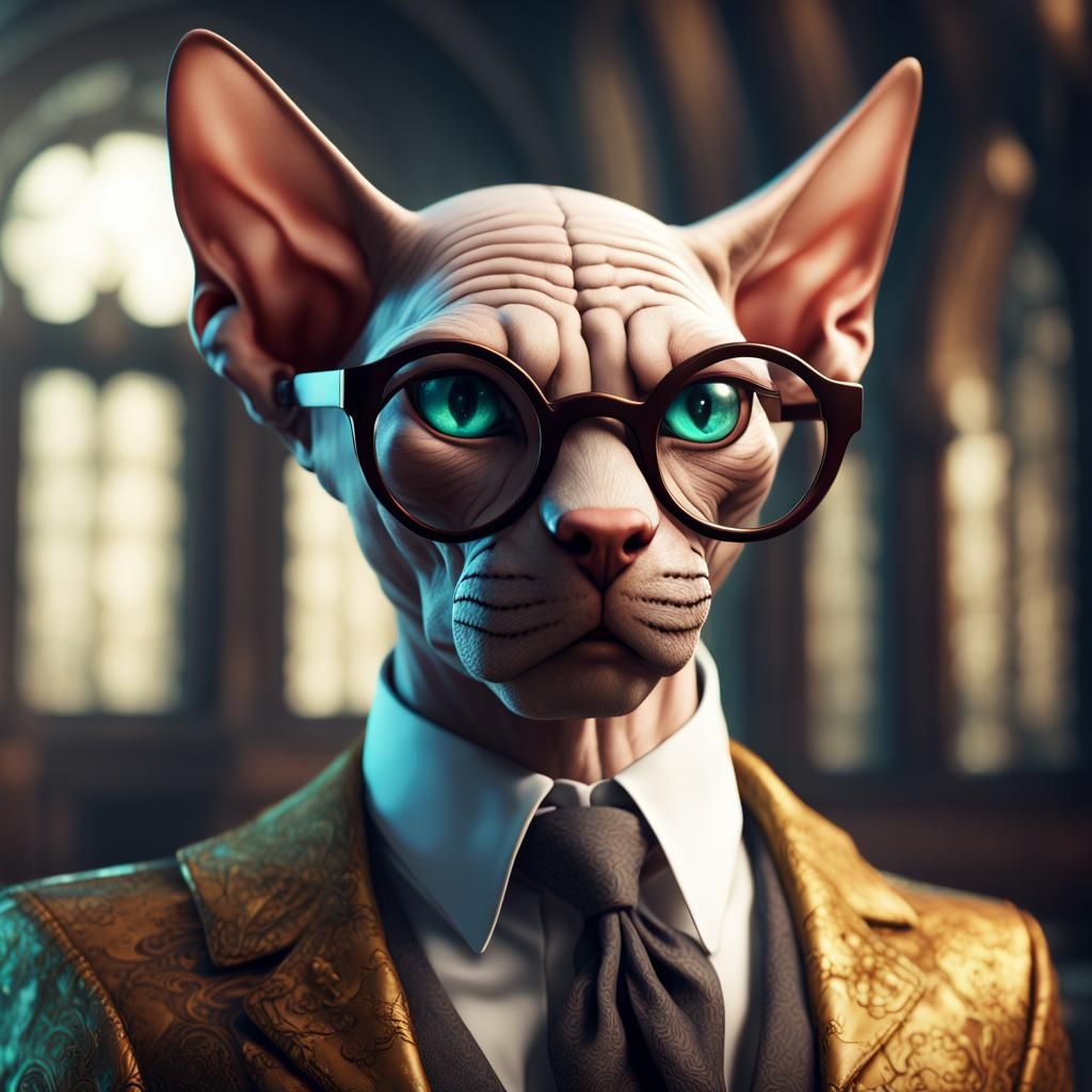 The Sphynx is Unamused