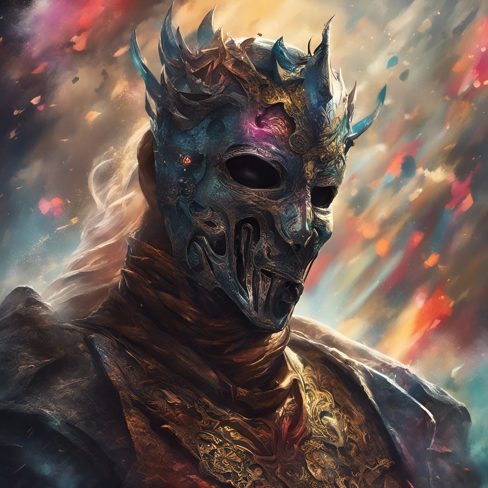 Dramatic Phantom of the Opera Portrait