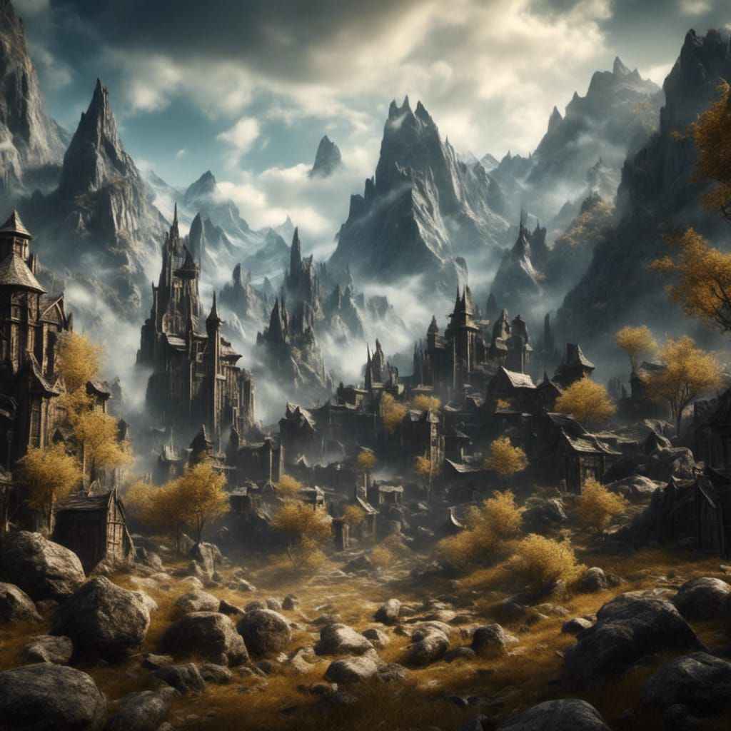 Ethereal Fantasy Valley Dreamscape