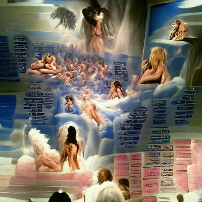 Angels and Gods in a Heavenly Realm