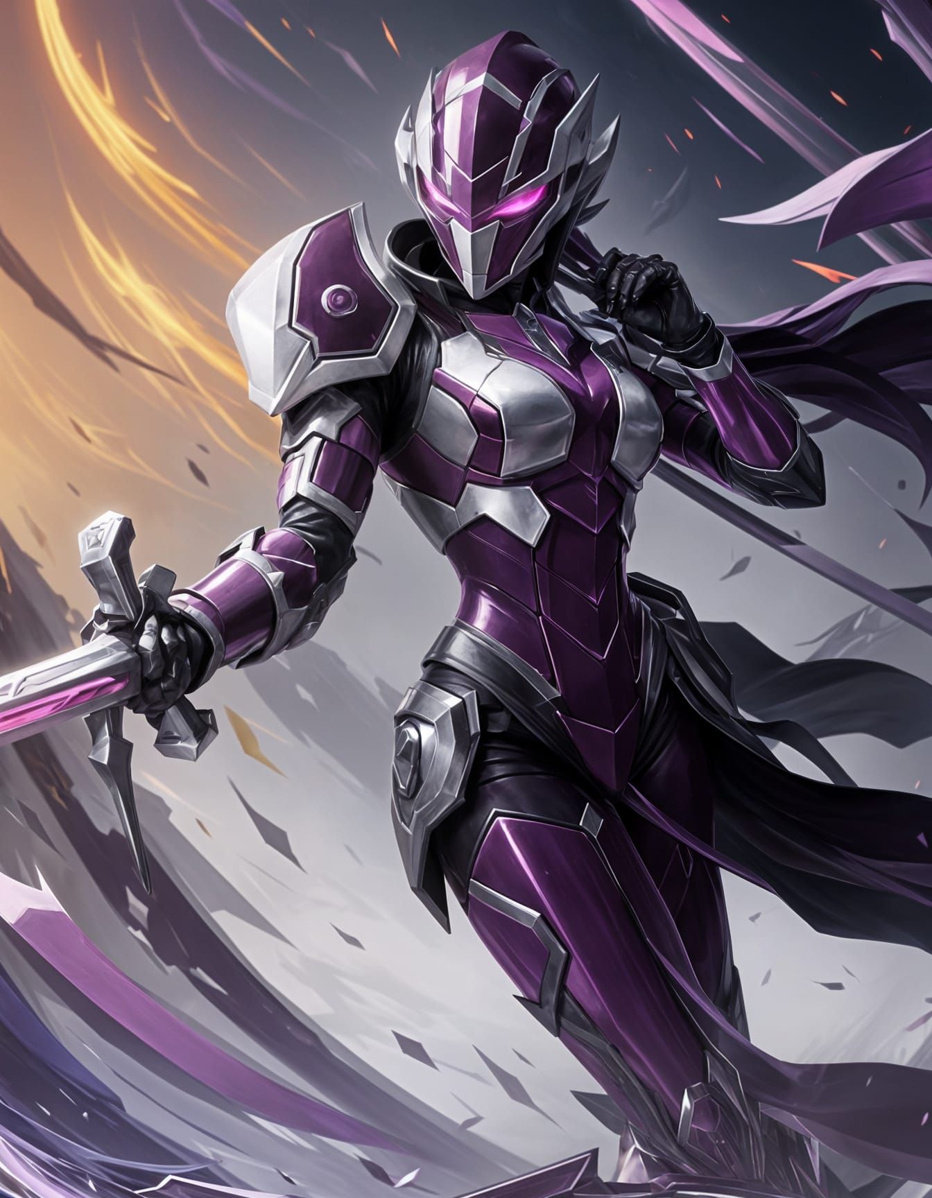 Royal Purple Knight