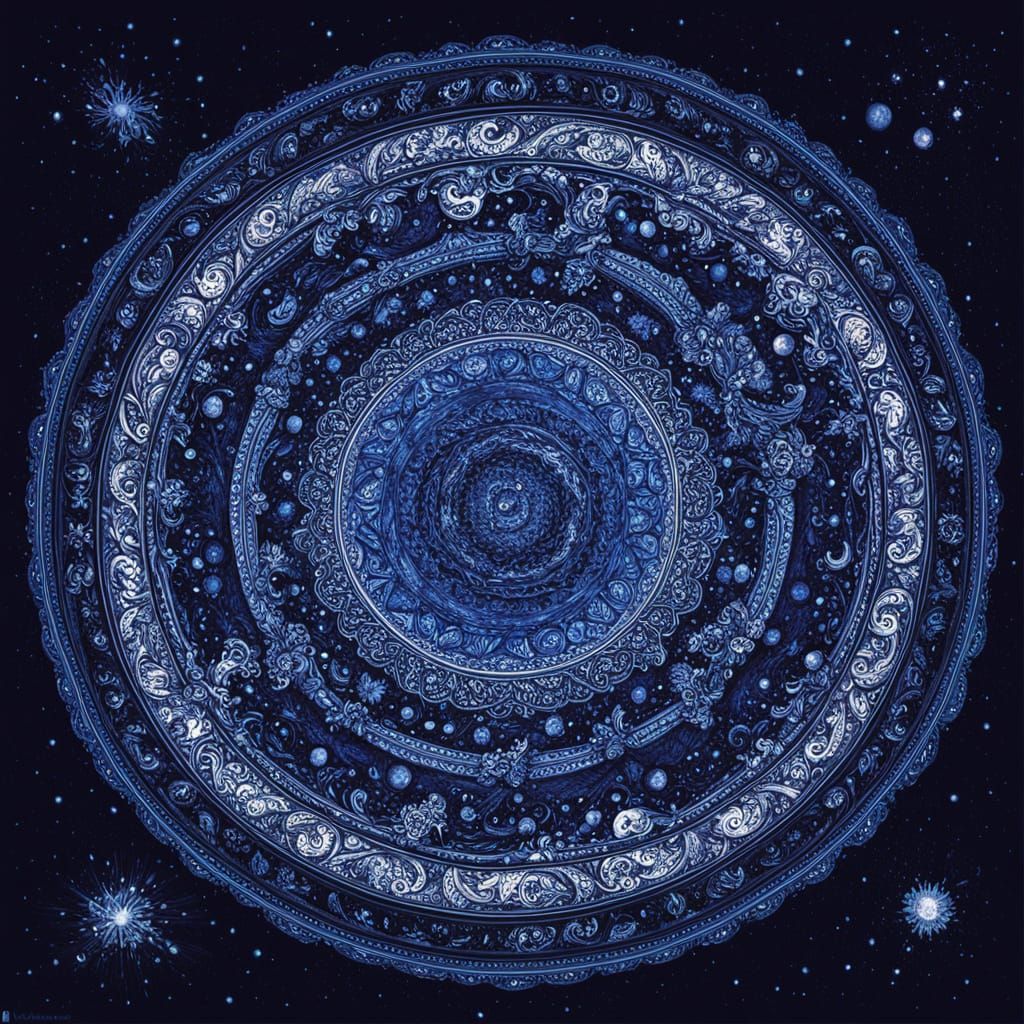 Young Woman in Purple Dress Holding Blue Rose