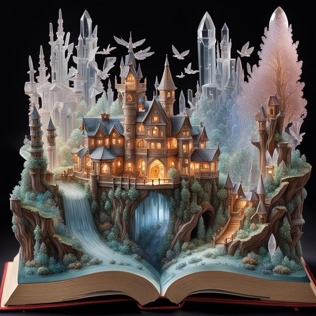 Crystal Storybook: A Detailed Masterpiece