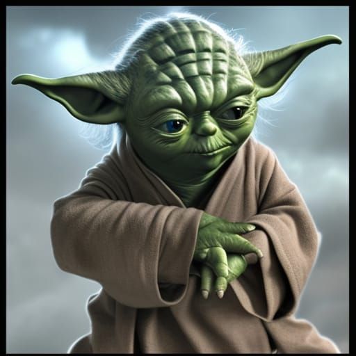 Epic Yoda Digital Matte Painting