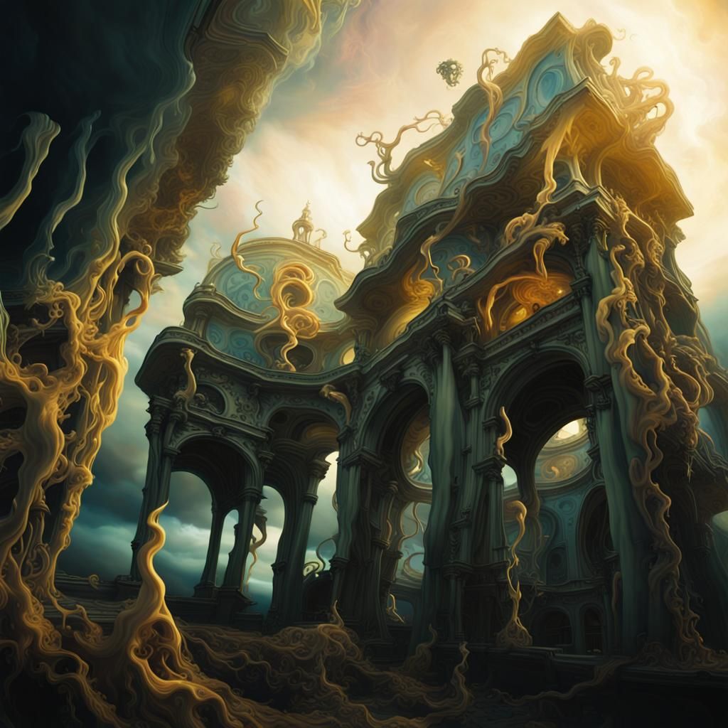 Surreal Spatiotemporal Anomalies in Dreamlike Colors