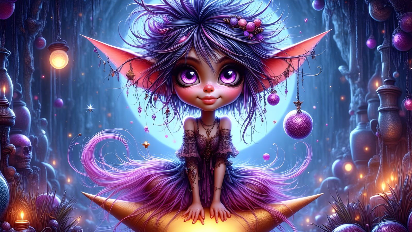 Whimsical Punky Pixie