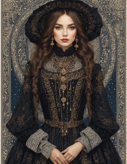 Intricate Portrait of a Lady