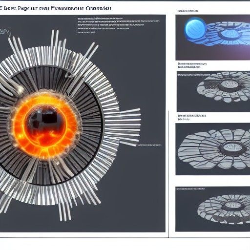 Futuristic Fusion Reactor Concept Art