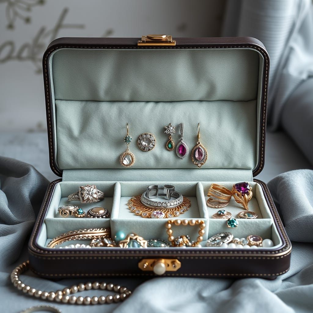 Jeweled Treasure: An Exquisite Jewellery Box