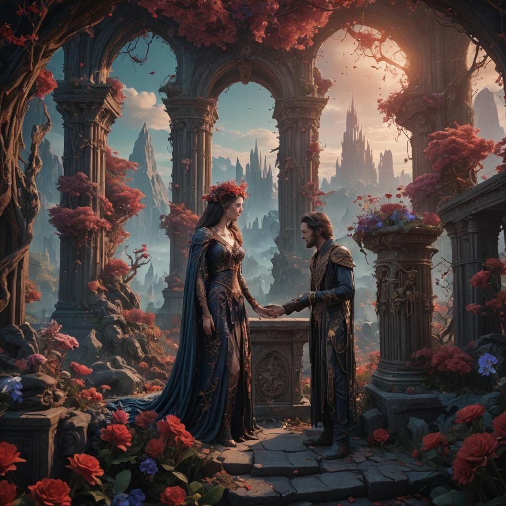 Eternal Lovers: Fantasy Concept Art in Deep Color