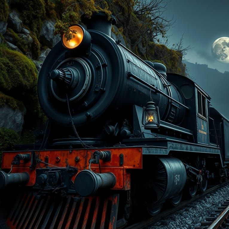 Ethereal Train on Mossy Mountain