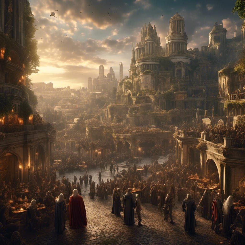 Elven and Dwarven Kings Meet in Rome