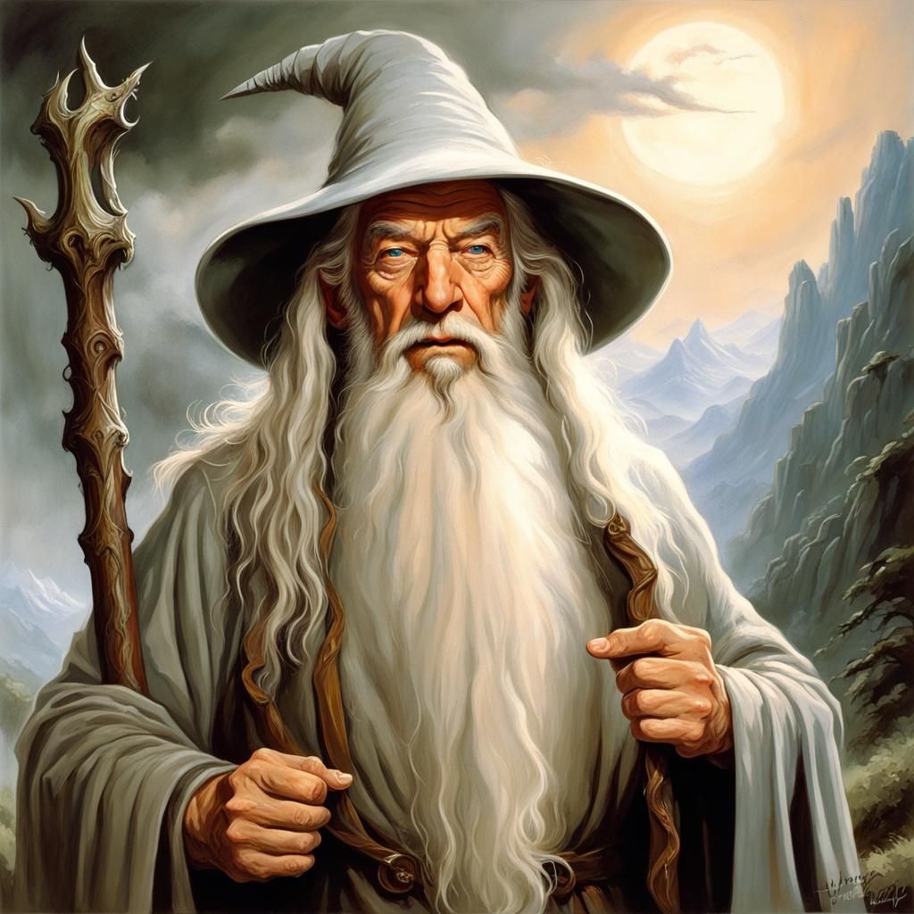 Gandalf in Heroic Fantasy Style