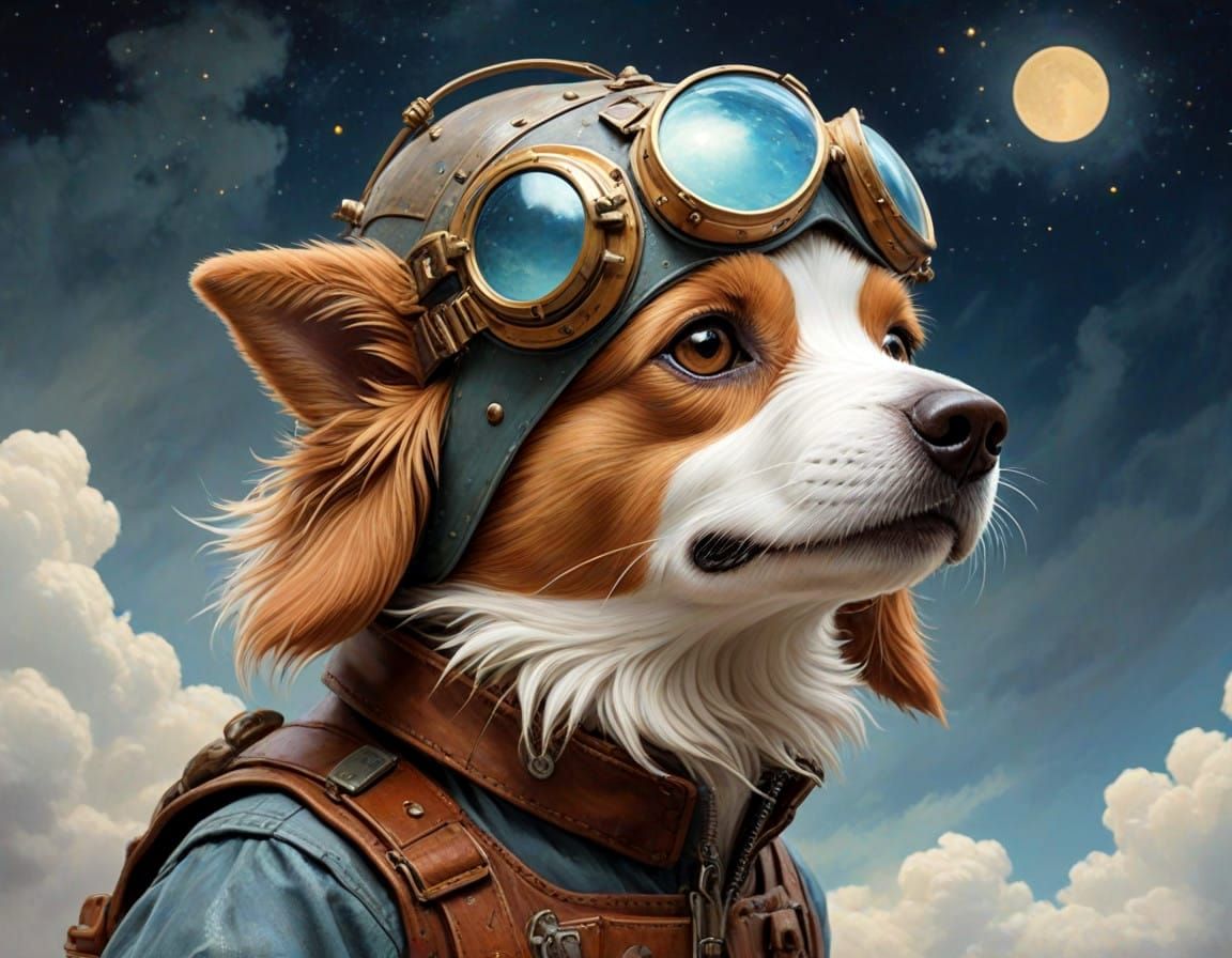 Steampunk doggie
