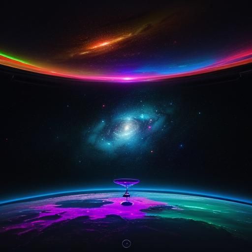 Intergalactic Jaguar Bartender: A Sci-Fi Digital Painting