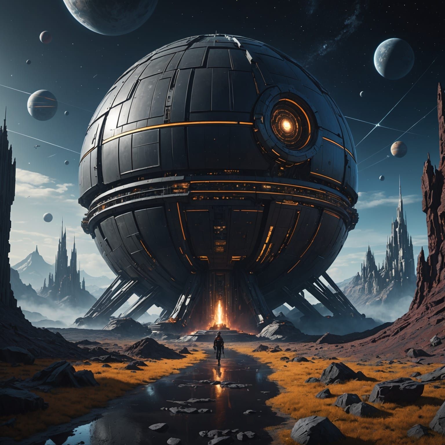 Dark and Fantastical Space Intelligence in Deep Color