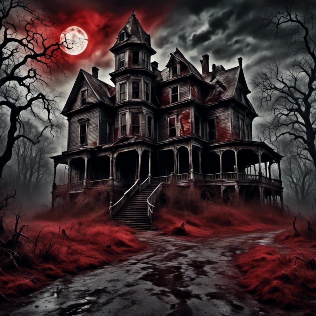 Portrait of a haunted house