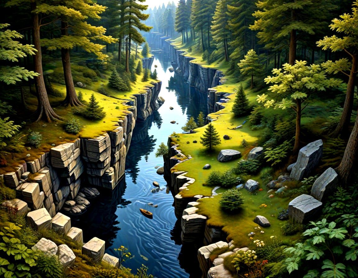 Surreal Landscape Reveals Hidden Perspective