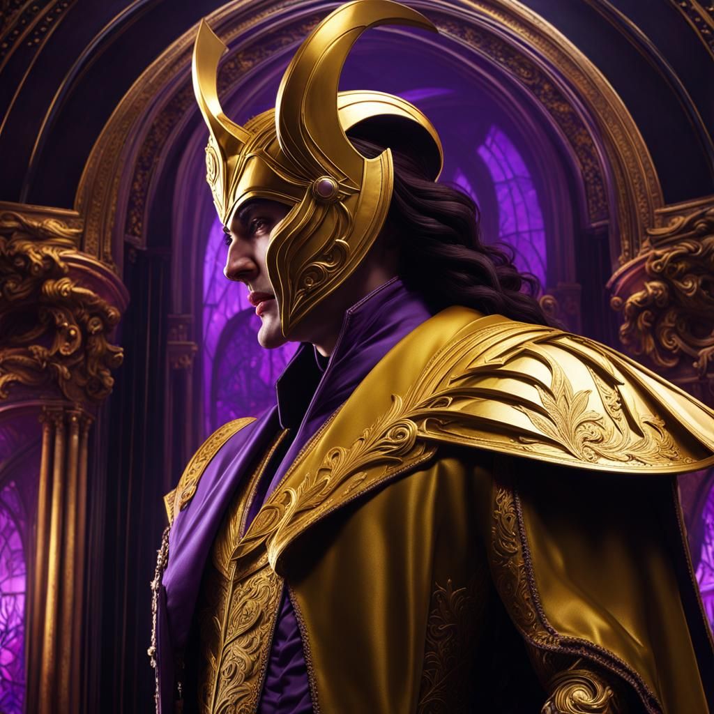 Loki as Phantom: Dark Fantasy Art