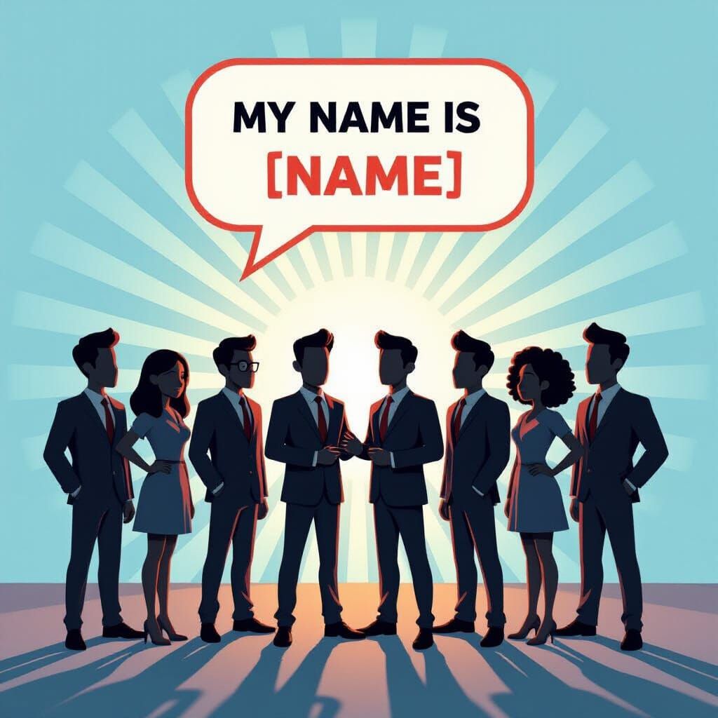 Spy Introduction Scene with Students in 3D Comic Style