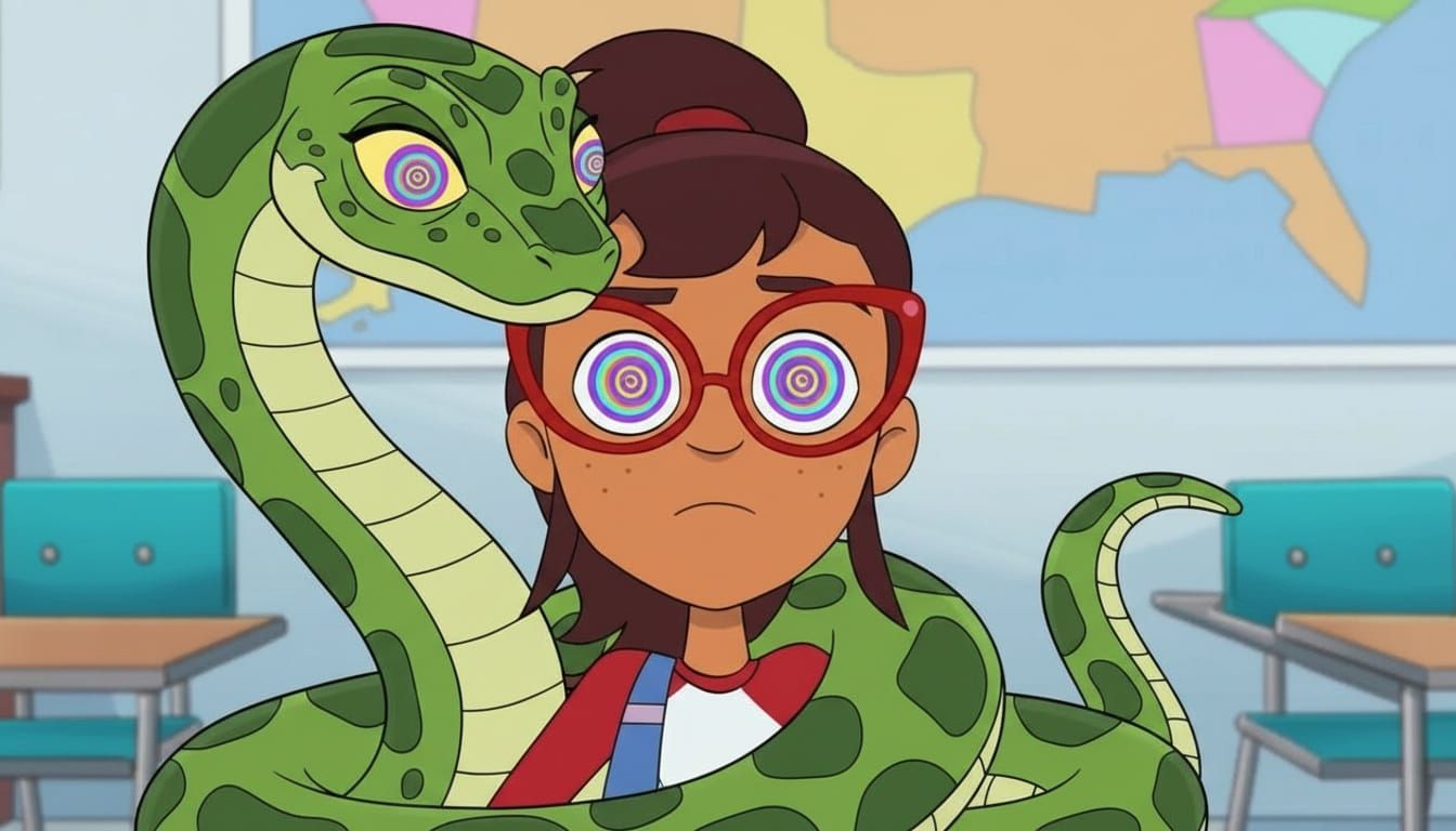 Hailey Under Kaa's Hypnotic Gaze