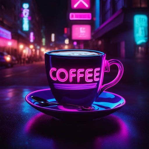 ein Neon- Kaffee bitte