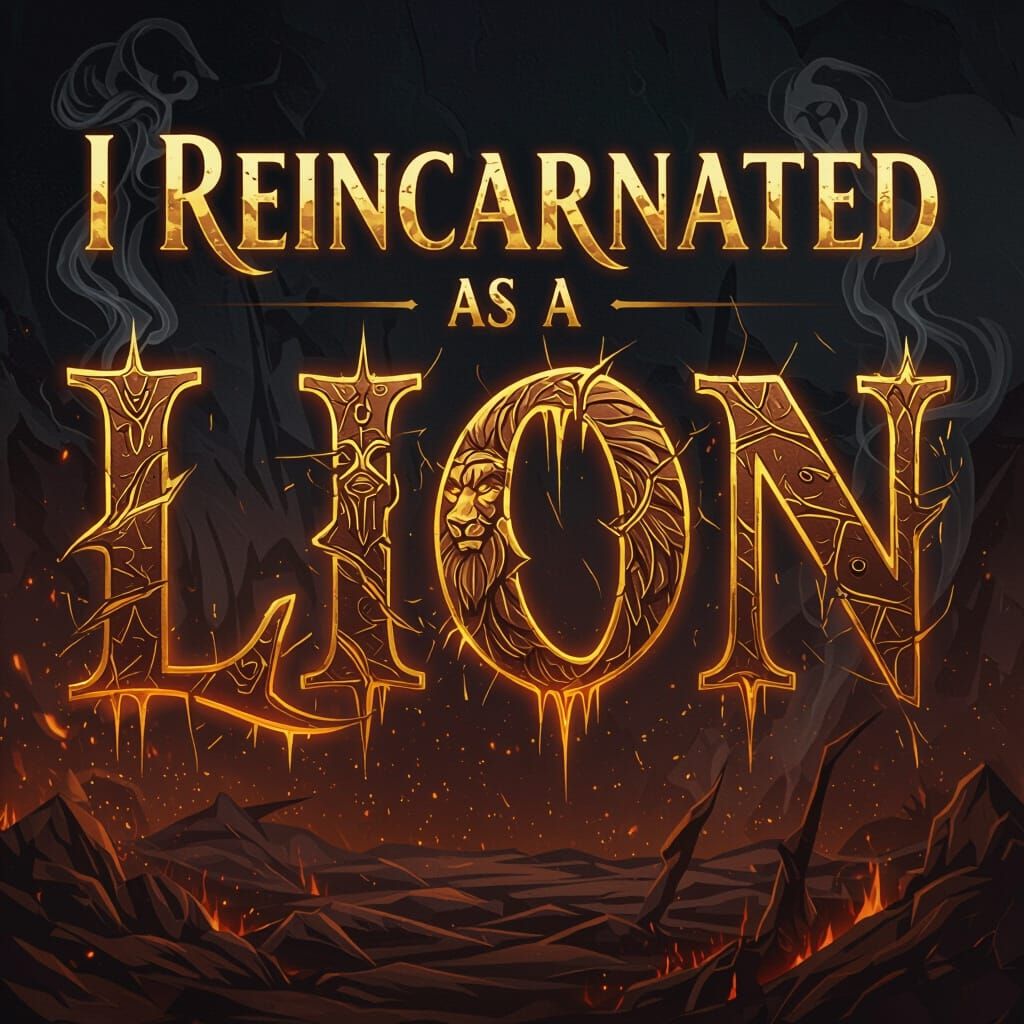 Reincarnated as a Lion: Mythical Gold Lettering