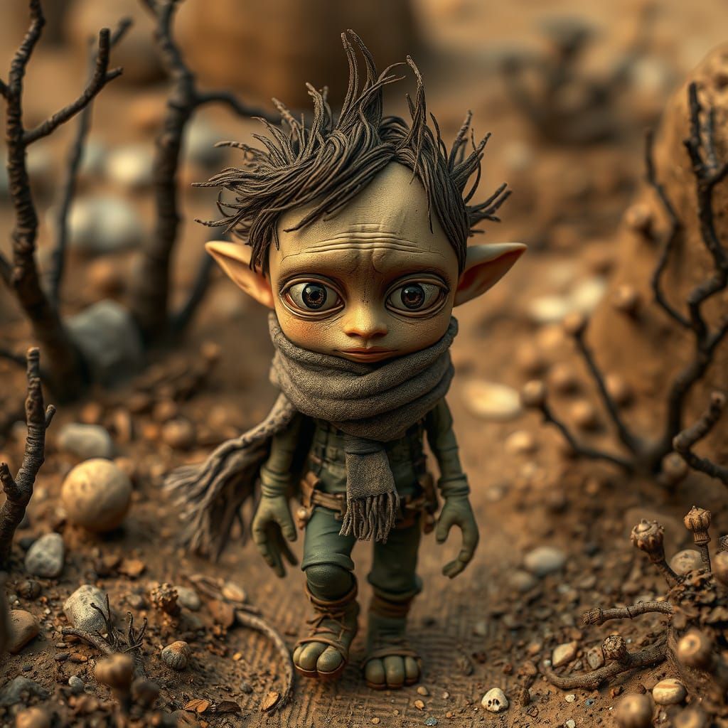 Lonely Robot Walks Overgrown World in Stop-Motion Style