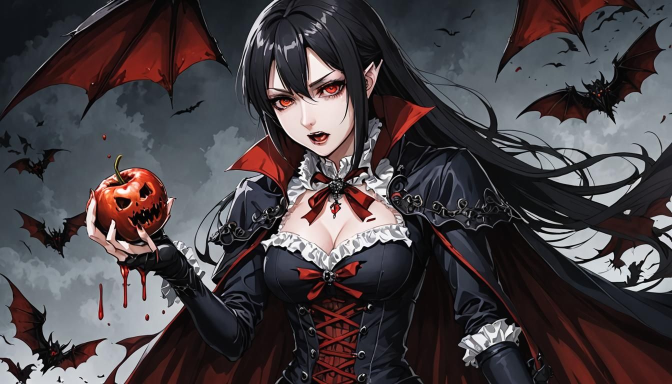 Anime Style Vampire Feeding