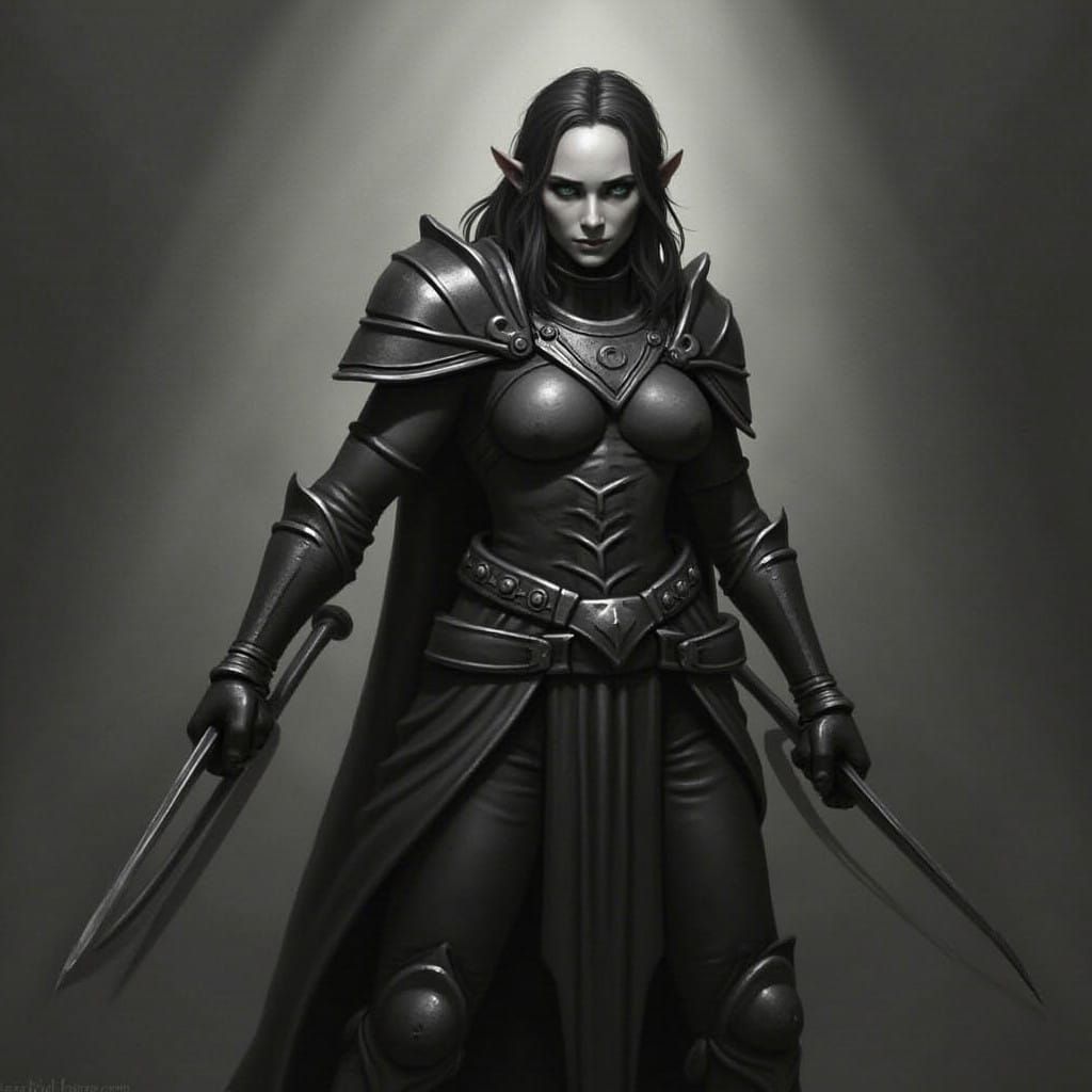 Dark Fantasy World in Grim, Gothic Style